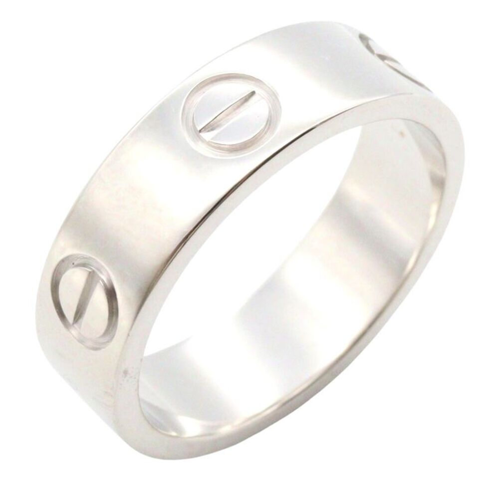 Cartier Love Ring K18 White Gold